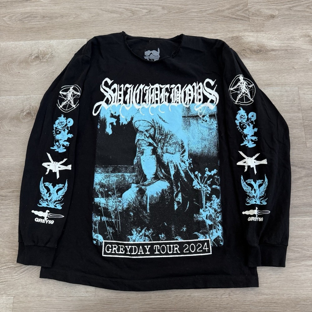Suicideboys Greyday Tour 2024 Long Sleeve T-Shirt Size M Black G59 Merch